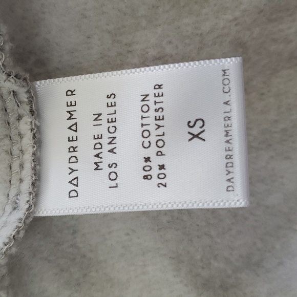 DAYDREAMER For Free People Paradise Found Top in Light Gray, Size XSMALL,  NWT - Picture 9 of 9